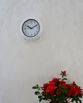 Zegar ścienny do łazienki, sauny JVD Biały SH018, zegary do łazienki, zegary łazienkowe, zegary wodoszczelne, zegary ścienne (6).JPG