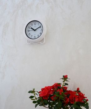 Zegar ścienny do łazienki, sauny JVD Biały SH018, zegary do łazienki, zegary łazienkowe, zegary wodoszczelne, zegary ścienne (7).JPG