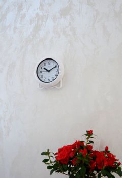 Zegar ścienny do łazienki, sauny JVD Biały SH018, zegary do łazienki, zegary łazienkowe, zegary wodoszczelne, zegary ścienne (8).JPG