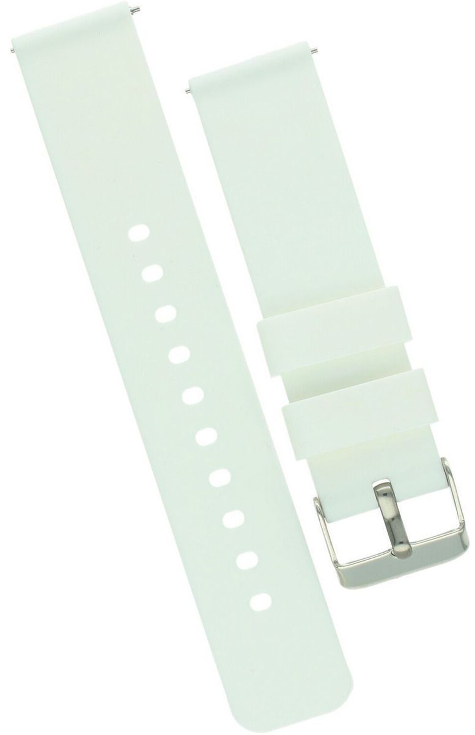 Biały silikonowy pasek do zegarka Condor 20mm – sprzączka stalowa.jpg