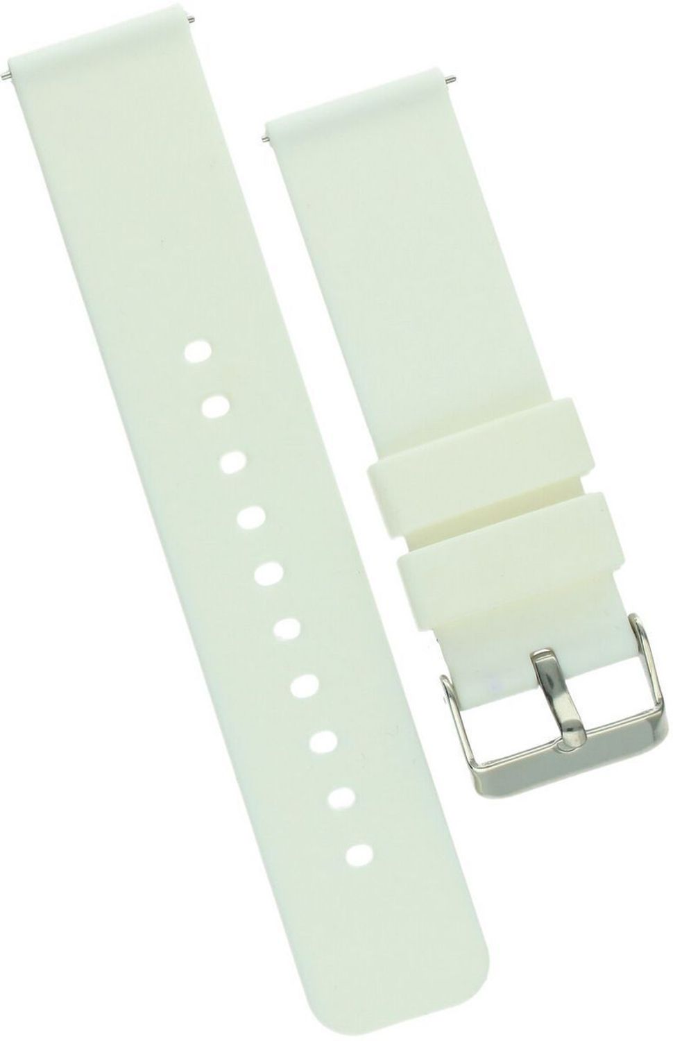 Silikonowy pasek do zegarka Condor 22mm – biały, stalowa sprzączka.jpg