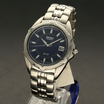 Zegarek męski na bransolecie z niebieską tarcza Seiko SJR003P1  (2).jpg