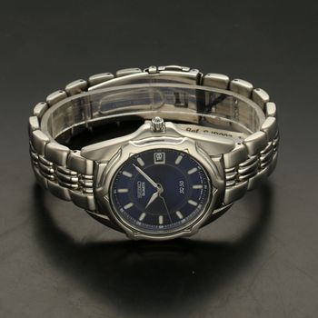 Zegarek męski na bransolecie z niebieską tarcza Seiko SJR003P1  (3).jpg