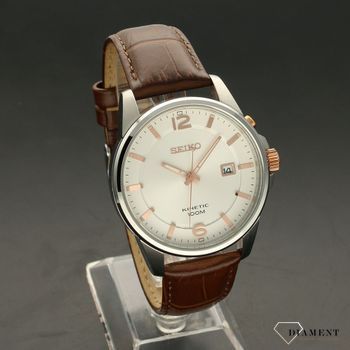 Elegancki zegarek męski w jasnej kolorystce z paskiem w kolorze brązowym (1).jpg