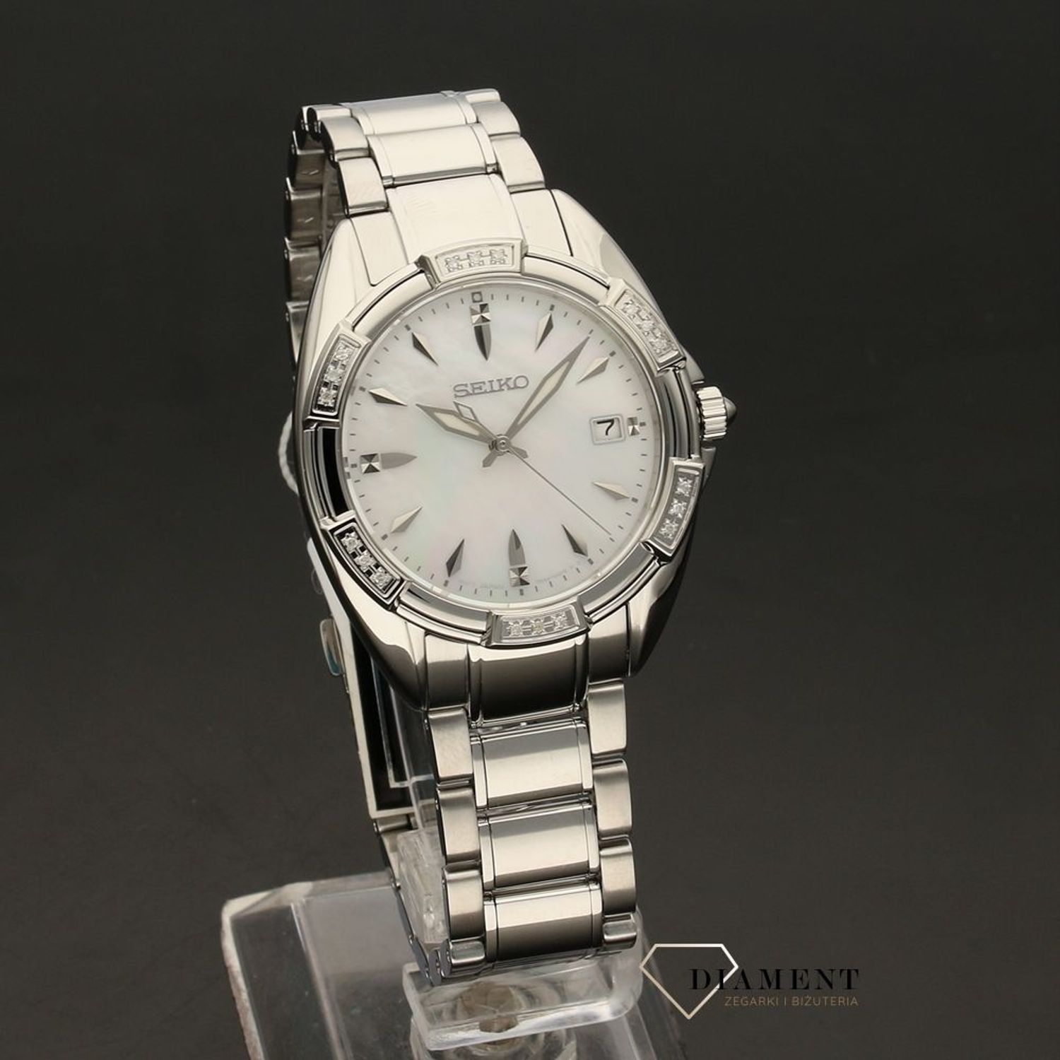 Zegarek damski Seiko Classic SKK883P1 Diamonds.jpg