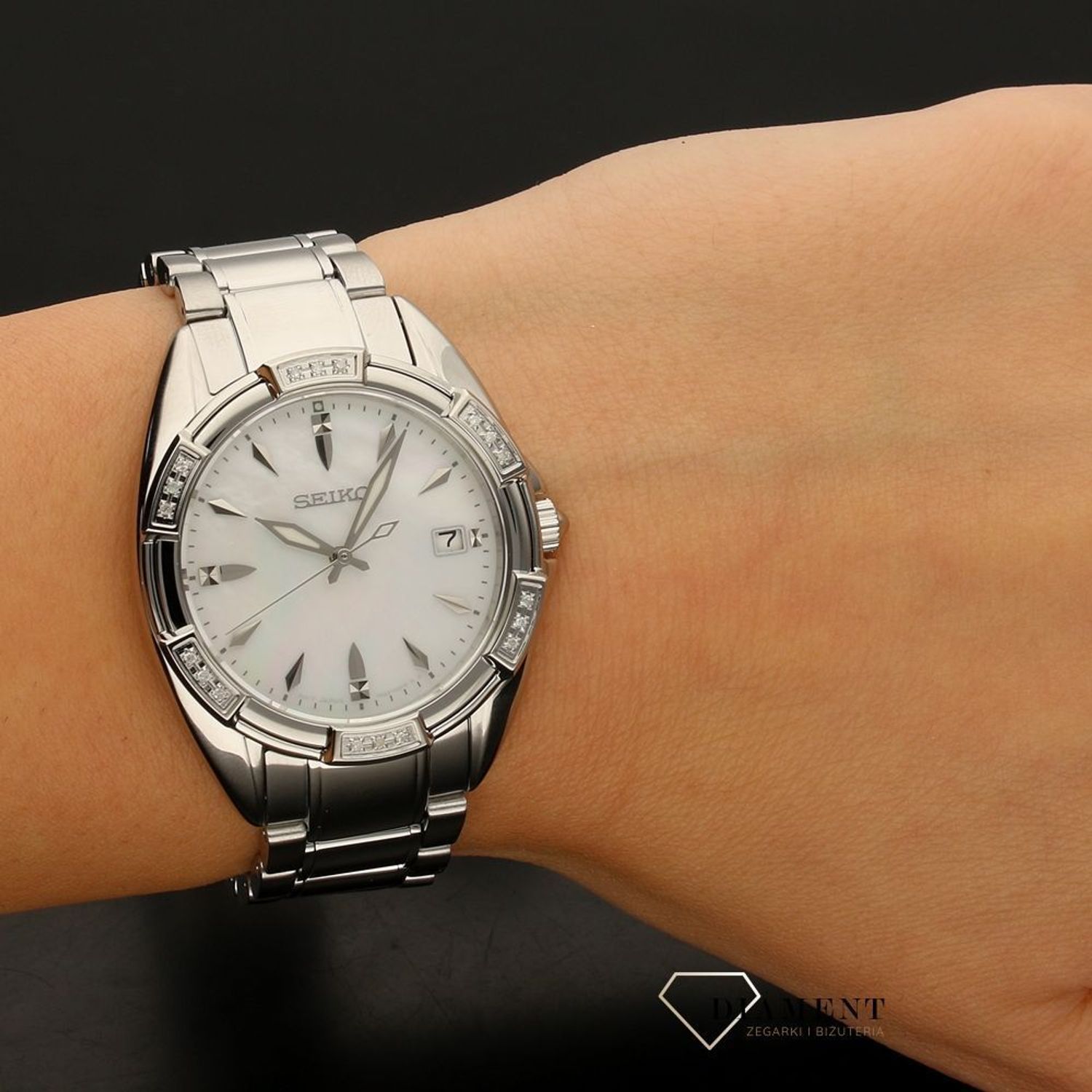 Zegarek damski Seiko Classic SKK883P1 Diamonds.jpg