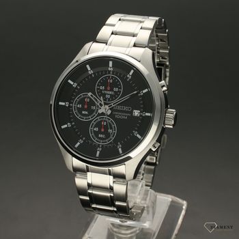 Zegarek męski Seiko  Czarny, sportowy chronograph   SKS539P1 (2).jpg