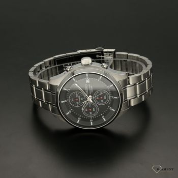 Zegarek męski Seiko  Czarny, sportowy chronograph   SKS539P1 (3).jpg