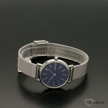 Zegarek damski na pięknej stalowej bransolecie z tarcza w kolorze niebieskiej. Idealny pomysł na prezent dla kobiety. Darmowa wysyłka! Zapraszamy!  (3).jpg