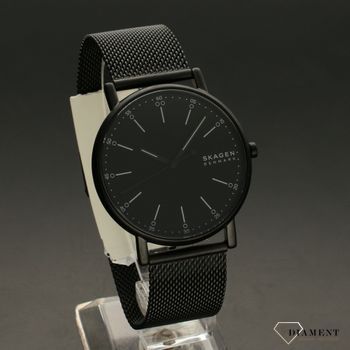 Klasyczny zegarek męski w kolorze czarnym. Piękny zegarek męski. Idealny pomysł na prezent. Zapraszamy na www.zegarki-diament (2).jpg