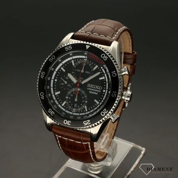 Zegarek męski Seiko 'Chrono Black&Brown' SNDG57P2 (1).jpg