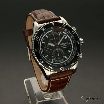 Zegarek męski Seiko 'Chrono Black&Brown' SNDG57P2 (5).jpg