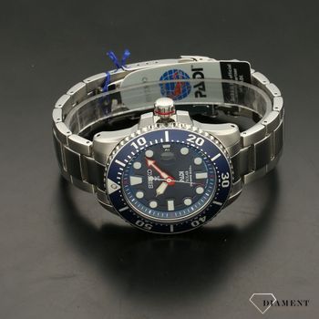 Elegancki zegarek męski Seiko na bransolecie z granatową tarczą. Idealny na prezent (4).jpg
