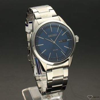 Zegarek męski Seiko Solar z niebieską tarczą SNE525P1 (1).jpg