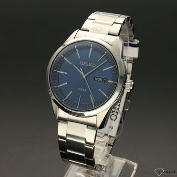 Zegarek męski Seiko Solar z niebieską tarczą SNE525P1 (2).jpg