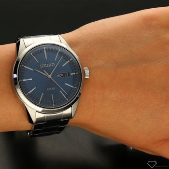 Zegarek męski Seiko Solar z niebieską tarczą SNE525P1 (5).jpg