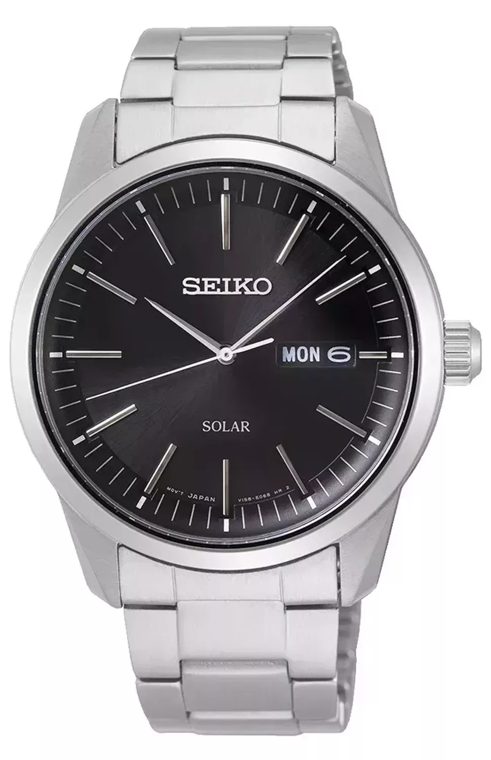 Zegarek męski na bransolecie Seiko z solarnym zasilaniem SNE527P1.webp