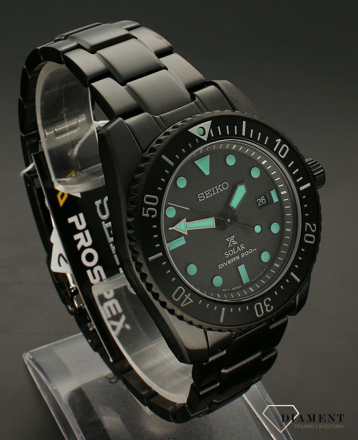 Zegarek Seiko SNE587P1 Prospex Automatic Black Series Night Vision Limited Edition. Zegarki seiko ✓ Autoryzowany sklep✓ Kurier Gratis 24h✓ Gwarancja najniższej ceny✓ Grawer 0zł✓.jpg