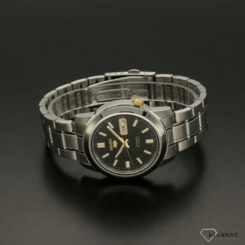 Zegarek męski Seiko 5 Automatic SNKK17K1. Zegarek męski z automatycznym mechanizmem. Wygodny i czytelny datownik, które ukazuję aktualny dzień tygodnia i miesiąca. Idealny zegarek na prezent dla eleganckiego mężczyzny (4).jpg