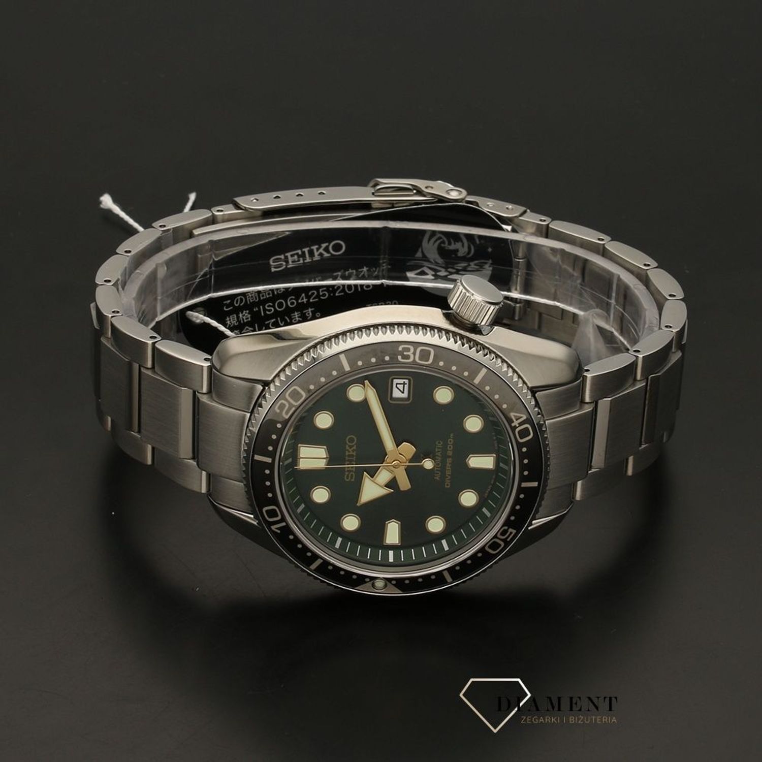 Zegarek męski Seiko Prospex 1968 Diver Automatic Neobrite Green Dial SPB105J1.jpg