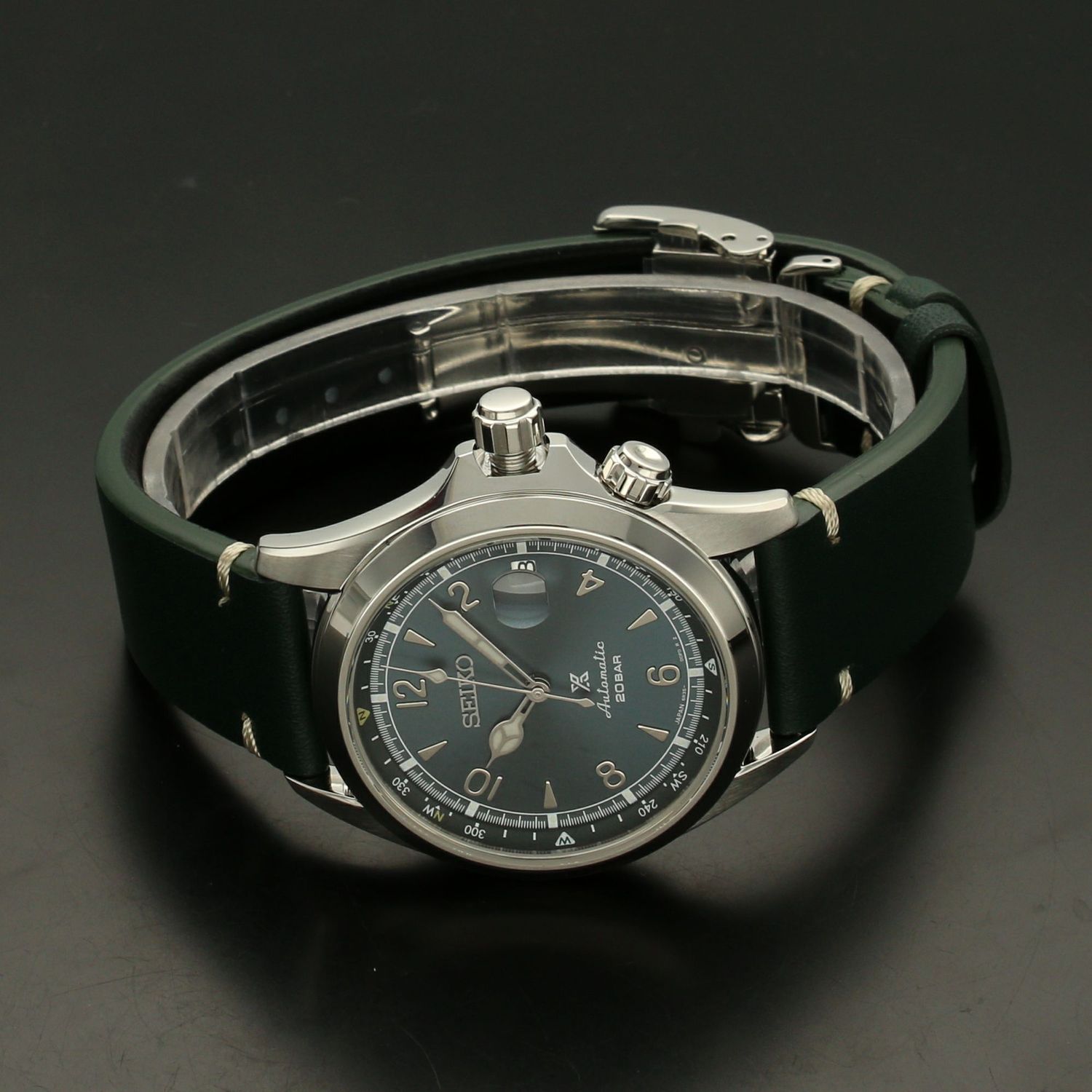 Zegarek męski Seiko Alpinist ‘Mountain Glacier’ Limited Edition SPB199J1 z dodatkowym paskiem.jpg