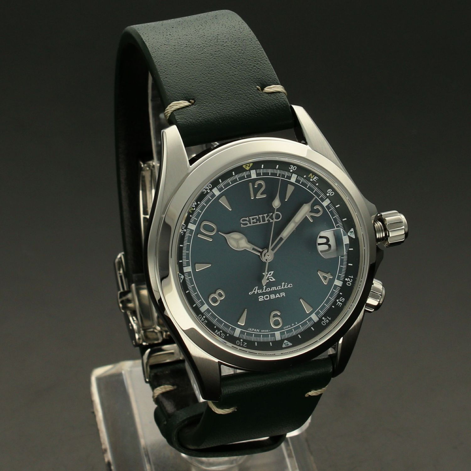 Zegarek męski Seiko Alpinist ‘Mountain Glacier’ Limited Edition SPB199J1 z dodatkowym paskiem.jpg