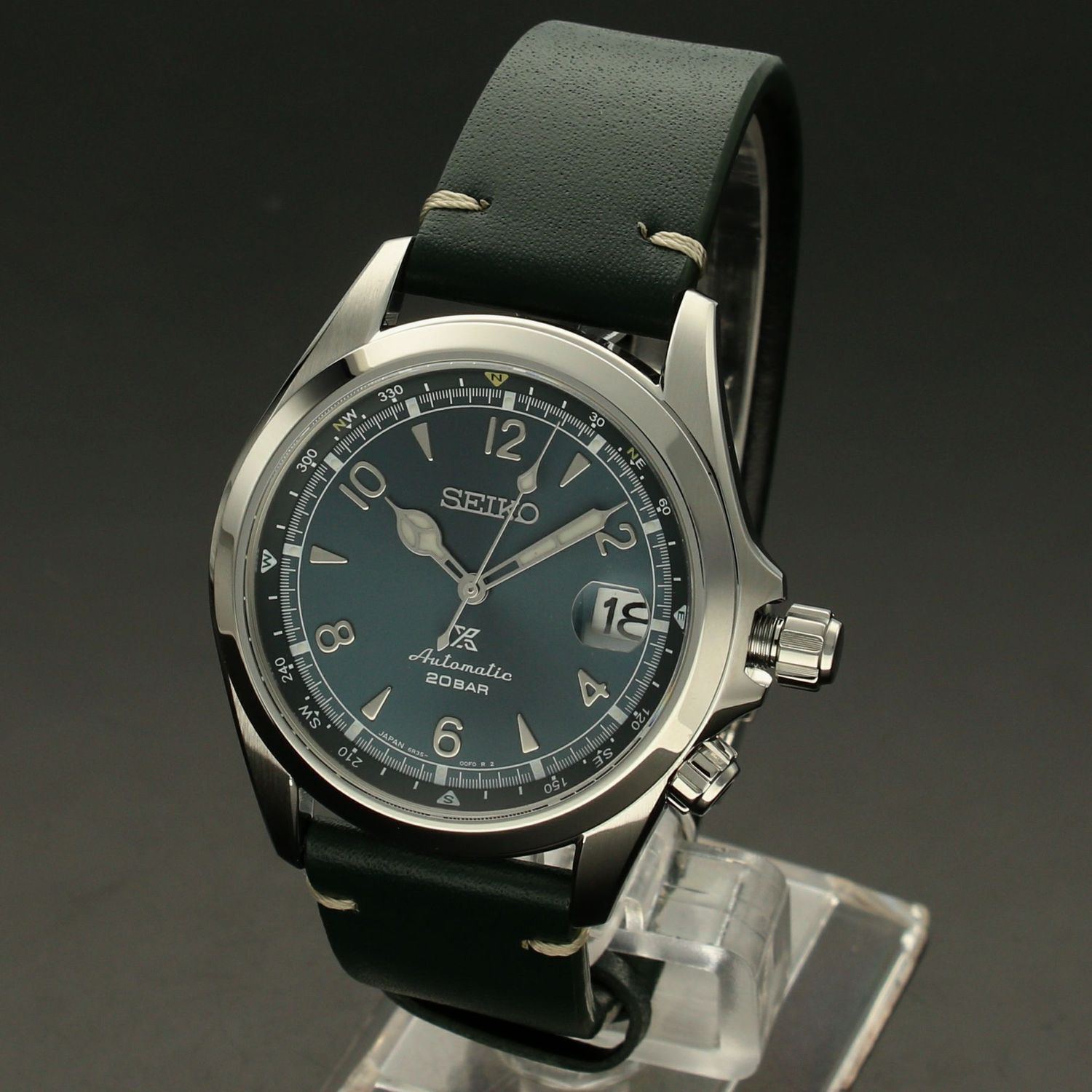 Zegarek męski Seiko Alpinist ‘Mountain Glacier’ Limited Edition SPB199J1 z dodatkowym paskiem.jpg