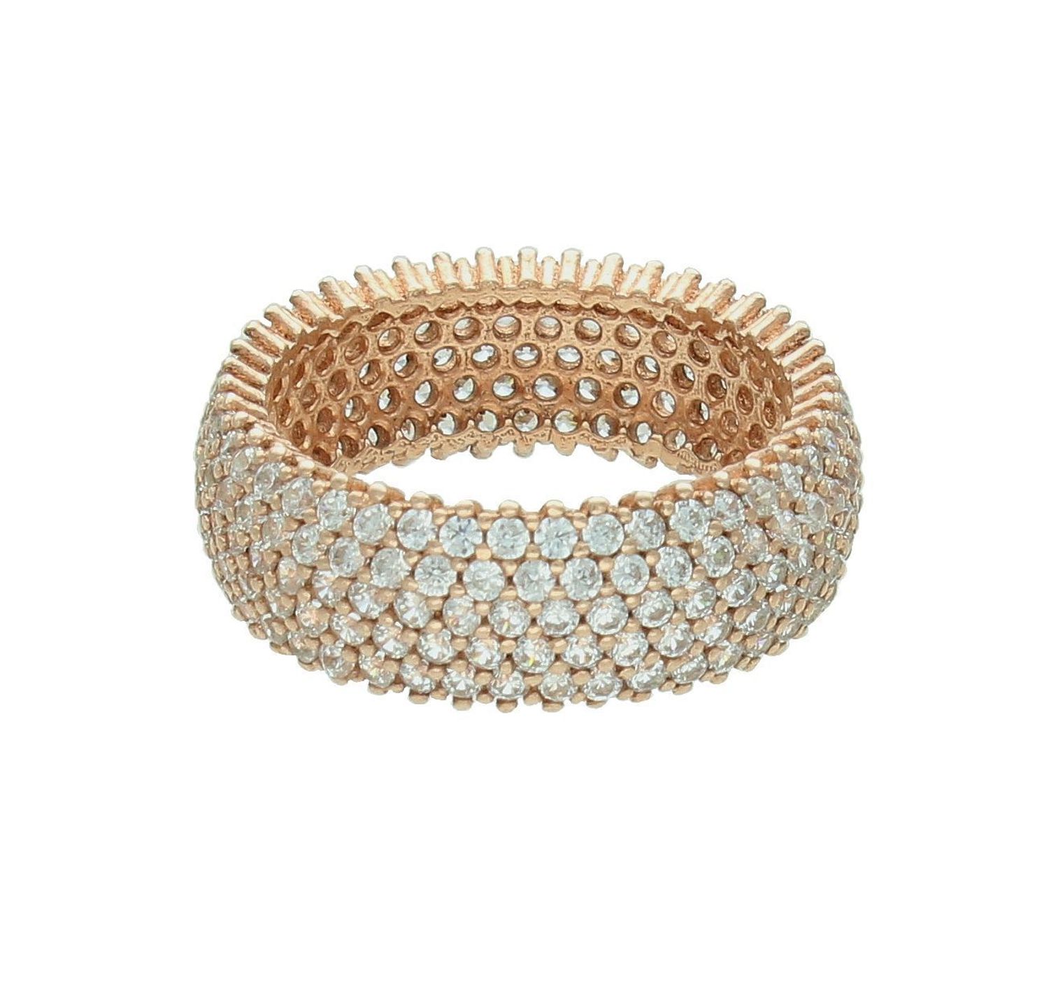 Pierścionek Srebrny pierścionek damski 925 szeroka obrączka pozłacana z cyrkoniami SQP00000-024. Srebrny pierścionek damski. Pierścionek srebrny na prezent. Pierścionek ze srebra z cyrkoniami.1.jpg