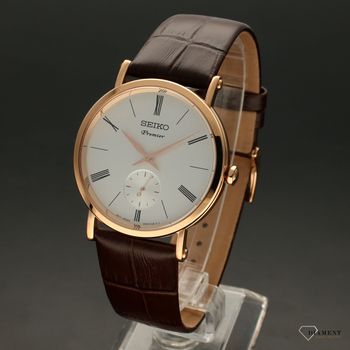 Zegarek męski Seiko Premier  Elegancki Rose Gold  SRK038P1 (2).jpg