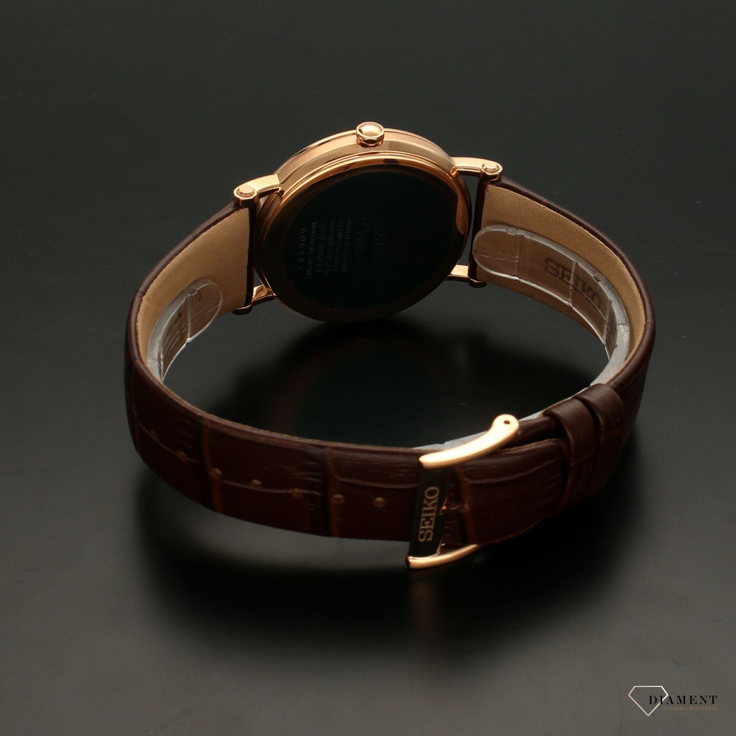 Zegarek męski Seiko Premier  Elegancki Rose Gold  SRK038P1.jpg