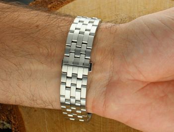 Męski zegarek Seiko PRESAGE SRPB41J1 Automatic – granatowa tarcza, stalowa bransoleta zapięcie na ręce.jpg