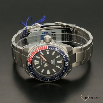 Zegarek męski Seiko to solidny i modny czasomierz. Zegarek męski z okrągłą, stalową kopertą i tarczą w czarnym kolorze. Idealna propozycja na prezent (4).jpg