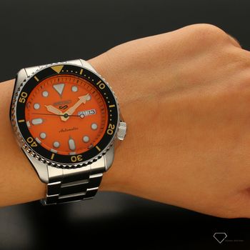 Zegarek męski Seiko 5 Automat  Orange Sport  SRPD59K1 (5).jpg