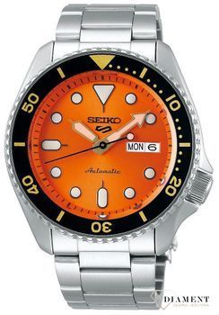 Zegarek męski Seiko 5 Automat  Orange Sport  SRPD59K1.jpg