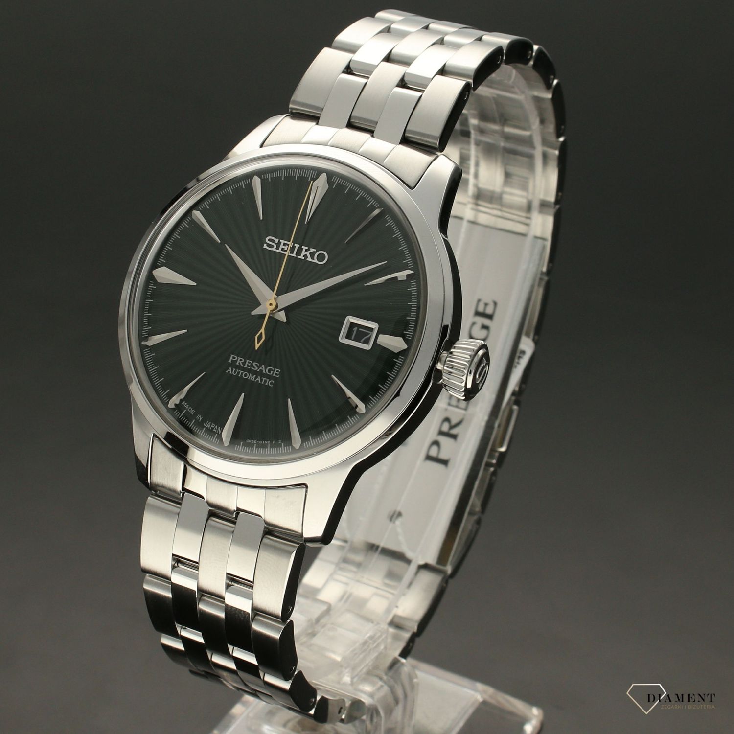 Zegarek męski Seiko Automatic  Szmaragdowy Król   SRPE15J1.z.jpg