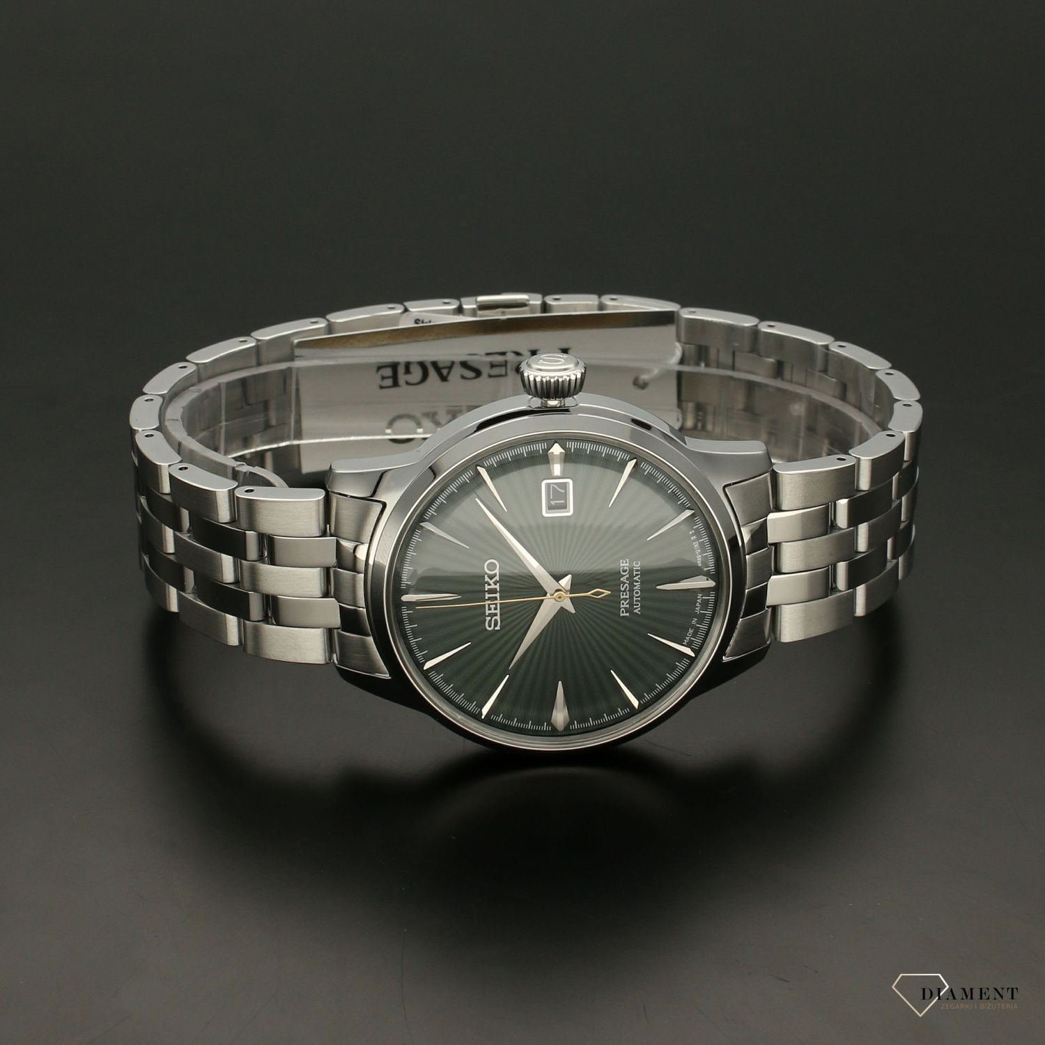 Zegarek męski Seiko Automatic  Szmaragdowy Król   SRPE15J1.z.jpg
