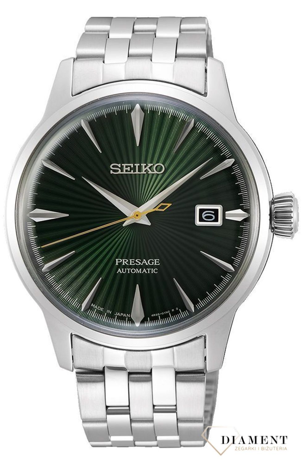 Zegarek męski Seiko Automatic  Szmaragdowy Król   SRPE15J1.z.jpg