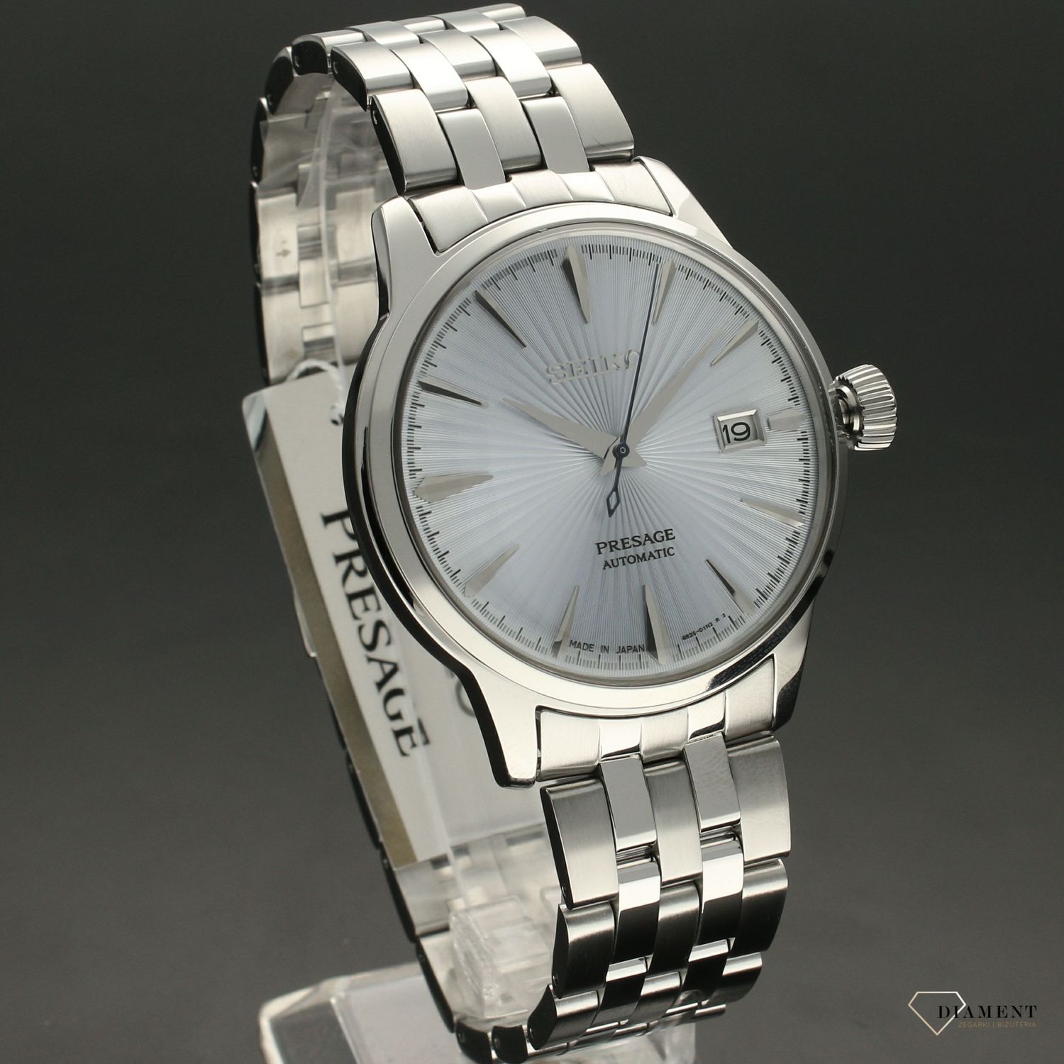 Zegarek męski Seiko Presage Automatic  Light Blue   SRPE19J1.jpg
