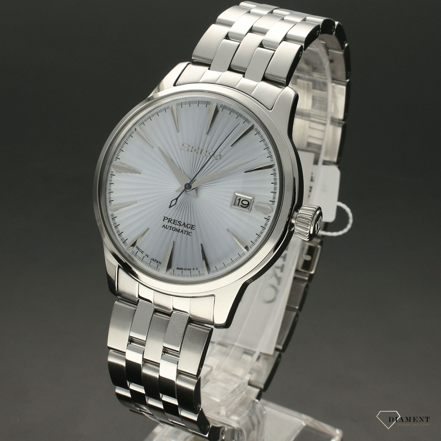 Zegarek męski Seiko Presage Automatic  Light Blue   SRPE19J1.jpg
