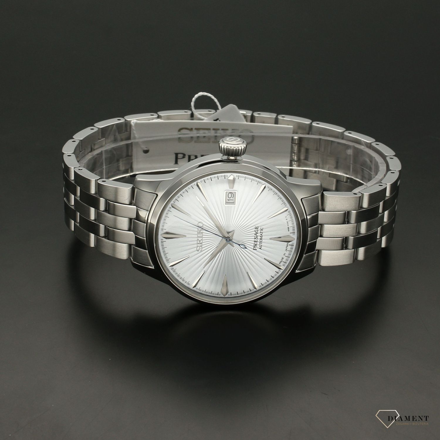 Zegarek męski Seiko Presage Automatic  Light Blue   SRPE19J1.jpg