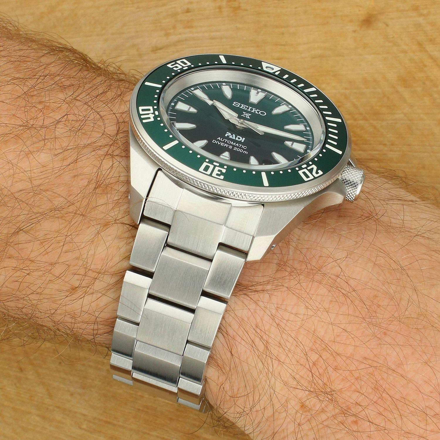 Zegarek męski Seiko Prospex Sea Diver Automatic Samurai II Green PADI Special Edition SRPL53K1.jpeg