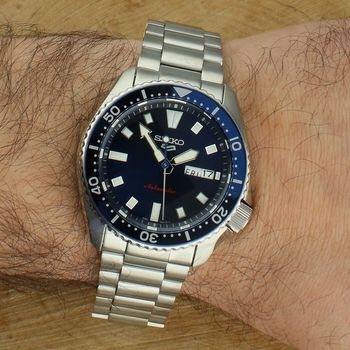 Seiko 5 Sports SRPL83K1 – zegarek męski automatyczny, diver 100 m, niebieska tarcza blue.jpg