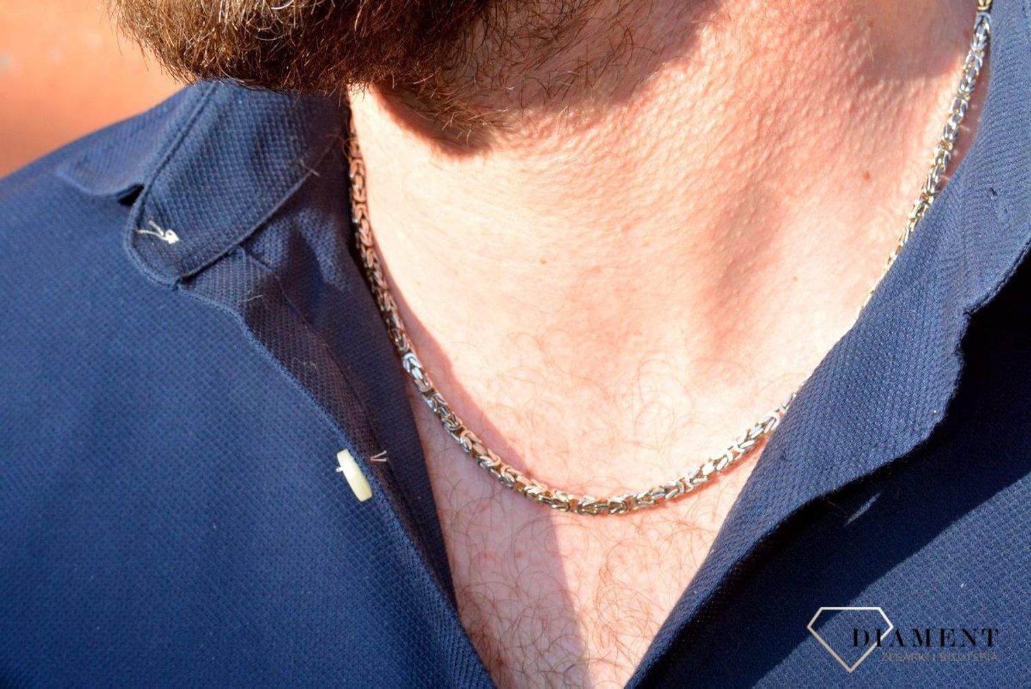 Łańcuszek srebrny 925 królewski splot SRŁ000000-032.jpg