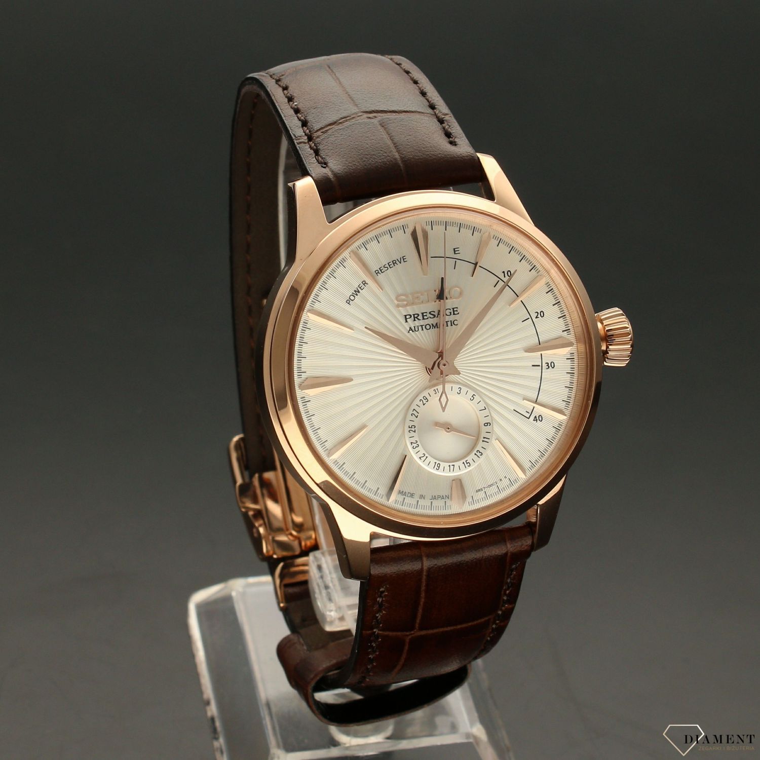 Zegarek męski Seiko automatyczny Presage Rose Gold Cocktail SSA346J1.1x.jpg