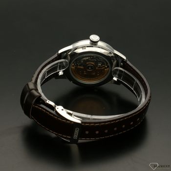 Zegarek męski Seiko automatyczny Presage Czekoladowy SSA407J1 (8).jpg