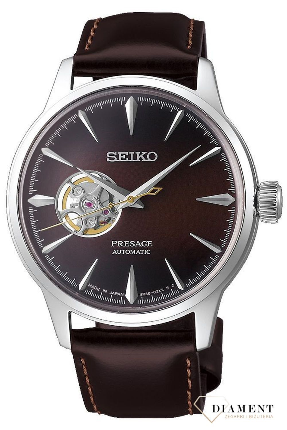 Zegarek Seiko automatyczny Presage SSA407J1 www.zegarki -diament.pl