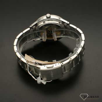Zegarek męski Seiko Presage Automatic SSA425J1 to zegarek mechaniczny wyposażony dodatkowo w urządzenie nazywane automatycznym naciągiem. Takie rozwiązanie pozwala wykorzystać naturalny ruch ręki do nakręcenia zegarka. Zegar.jpg