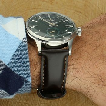 Seiko Presage SSA459J1 Automatic Power Reserve Green – japoński zegarek automatyczny Made in Japan na skórzanym pasku (3).jpg