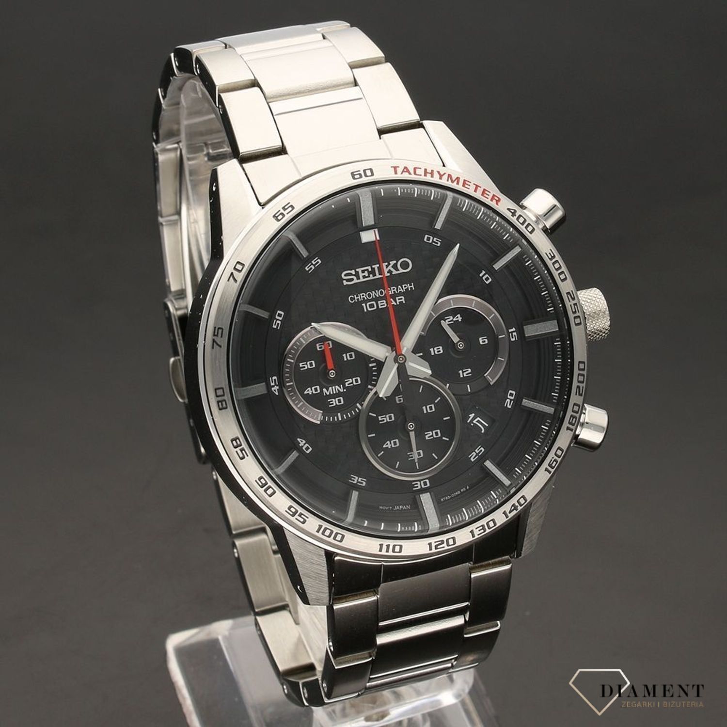 Zegarek męski Seiko Quartz Chronograph Tachometer 100m SSB355P1.jpg