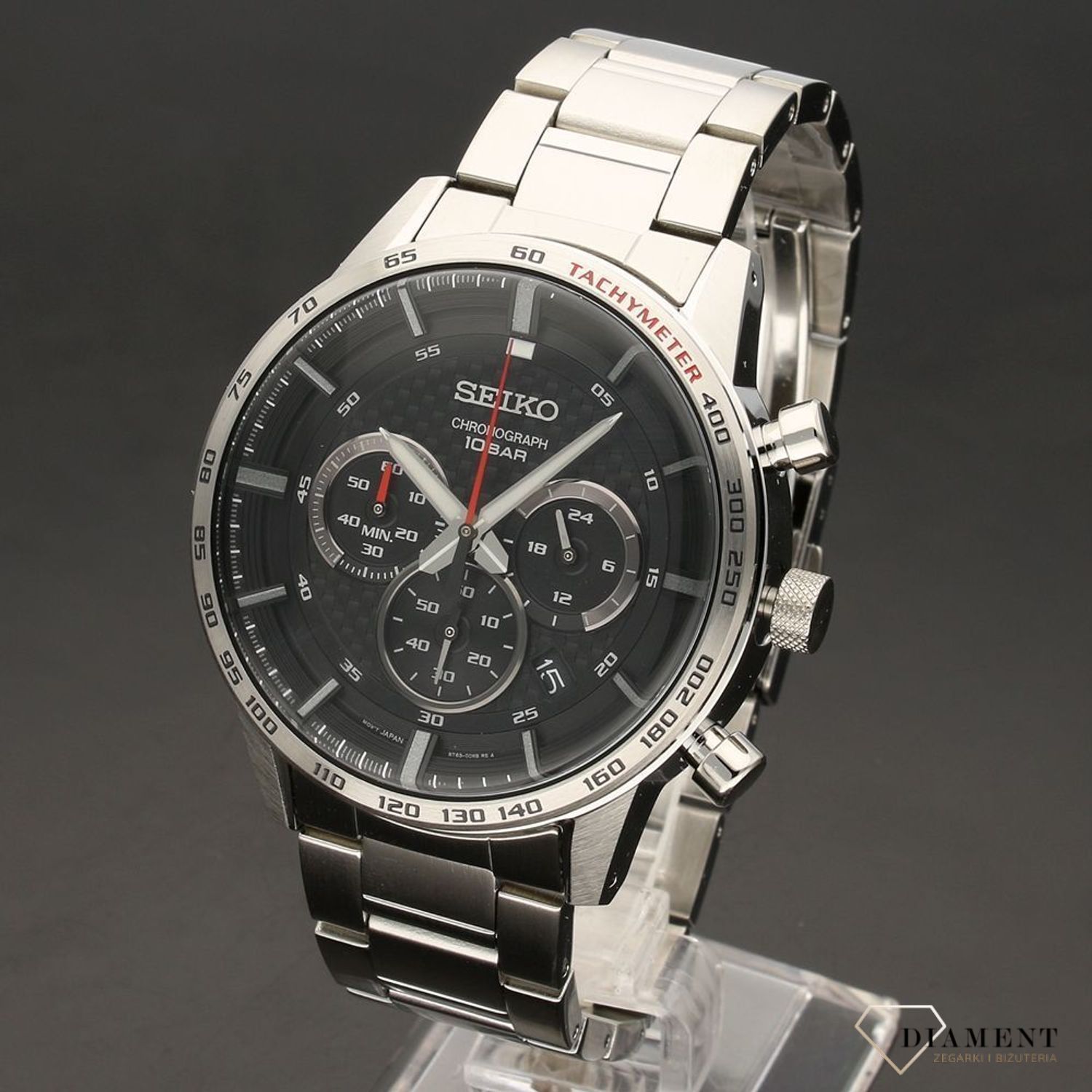 Zegarek męski Seiko Quartz Chronograph Tachometer 100m SSB355P1.jpg
